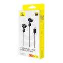Słuchawki przewodowe douszne Encok CZ20 USB-C - czarne