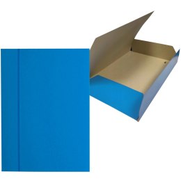 Teczka Kartonowa Lakierowana Z Gumką BANTEX A4 Niebieska