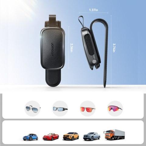 Uchwyt samochodowy klips magnetyczny na okulary do osłony przeciwsłonej