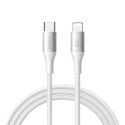 Kabel przewód USB-C - iPhone Lightning 30W 2m - biały