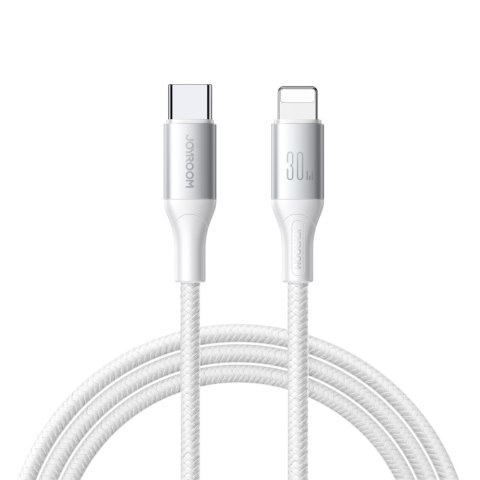 Kabel przewód USB-C - iPhone Lightning 30W 2m - biały