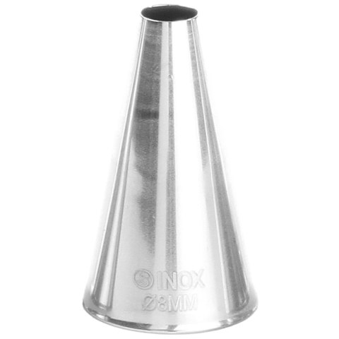 Końcówka tylka prosta do rękawa worka cukierniczego śr. 8mm - HENDI 551356