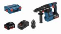 MŁOT UDAROWY OBROTOWY GBH 18V-26 F 2.6J 2*5.0AH L-BOXX BOSCH