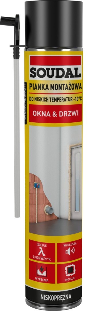 PIANKA MONTAŻOWA SOUDAL RURKA 750ML ZIMOWA SOUDAL
