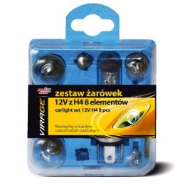 ZESTAW ŻARÓWEK 12V Z H4 8 ELEMENTÓW MOJE AUTO VIRAGE