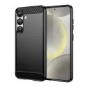 Etui elastyczne silikonowe na Xiaomi Redmi Note 14S Carbon Case - czarne