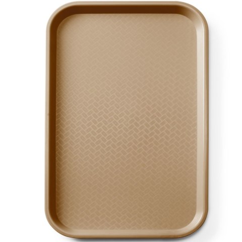 Taca do serwowania Fast Food GN 1/1 530x325 mm - brązowa