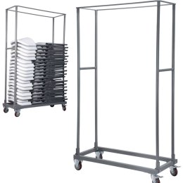 Wózek do transportu przechowywania 25 krzeseł cateringowych