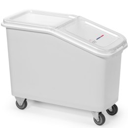 Wózek pojemnik gastronomiczny na produkty sypkie mąkę cukier ryż 62 l