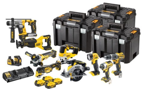 ZESTAW NARZĘDZI COMBOKIT TSTAK 18V 4*5.0AH DEWALT