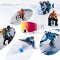 Gogle narciarskie nieparujące dla dorosłych UV400 - białe