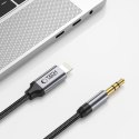 Kabel przewód audio iPhone Lightning - mini jack 3.5mm 1m - czarny