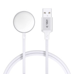 Ładowarka indukcyjna do zegarka Apple Watch USB-A 3W 1m - biała