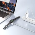 Ładowarka indukcyjna do zegarka Apple Watch USB-A 3W 1m - biała