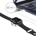 Ładowarka indukcyjna magnetyczna do Apple Watch USB-C 1.2m - biała