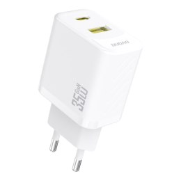 Ładowarka sieciowa A27 MaxC USB-C USB-A GaN 35W - biała