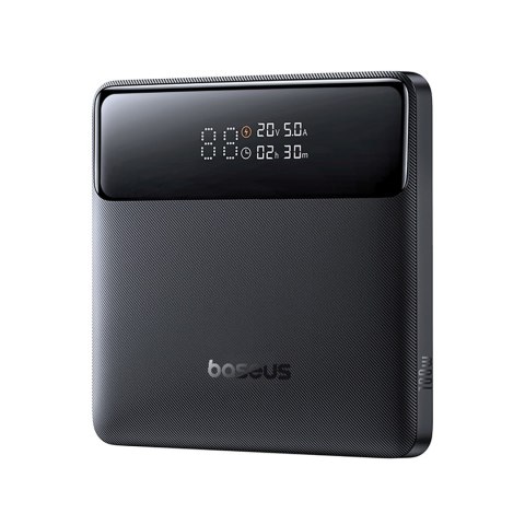 Powerbank z wyświetlaczem Blade H1 20000mAh USB-A USB-C 100W - czarny
