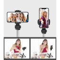 Selfie stick kijek statyw do zdjęć tripod Bluetooth do 72cm - czarny