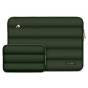 Torba pokrowiec Puffy na laptop 15-16'' + etui na akcesoria - oliwkowy