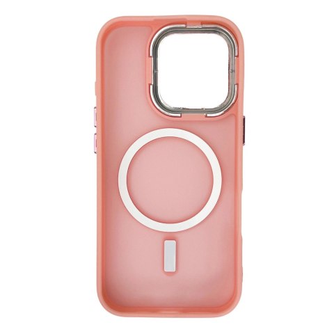 Etui pokrowiec ochronny na iPhone 17 Pro Fashion Case MagSafe - różowe