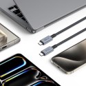 Kabel przewód USB-C PD 240W 8K 40Gbps 2m - szary