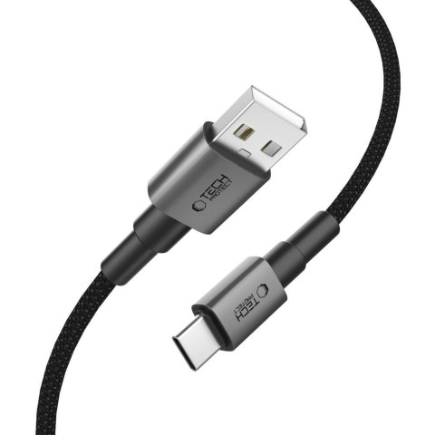 Kabel przewód UltraBoost DNA USB-A - USB-C 15W 3A 200 cm - szary