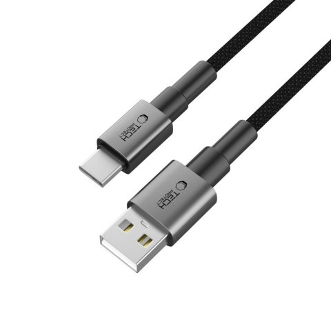 Kabel przewód UltraBoost DNA USB-A - USB-C 15W 3A 200 cm - szary