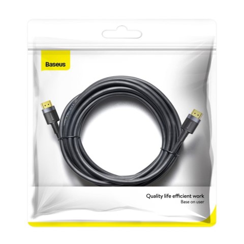 Kabel przewód audio wideo HDMI 4K 5m - czarny