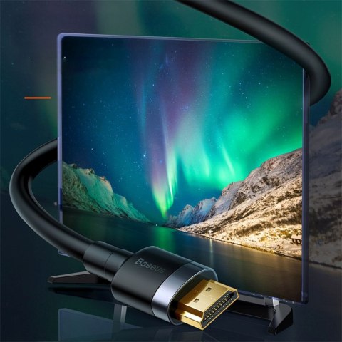 Kabel przewód audio wideo HDMI 4K 5m - czarny