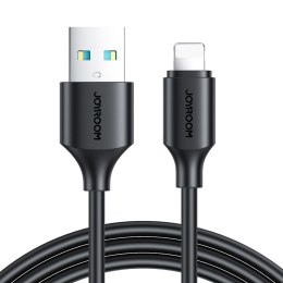 Kabel przewód do ładowania transmisji danych USB-A - iPhone Lightning 1m - czarny