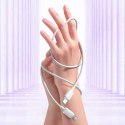 Kabel przewód do ładowania transmisji danych USB-C 60W 1.2m - biały