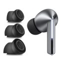 Nakładki do słuchawek Samsung Galaxy Buds 3 Pro w rozmiarach S / M / L czarne - 3 szt.