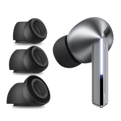 Nakładki do słuchawek Samsung Galaxy Buds 3 Pro w rozmiarach S / M / L czarne - 3 szt.