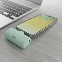 Powerbank EcoPower 5000 mAh 10W z wbudowanym portem USB-C - zielony