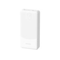 Powerbank K10 10000mAh USB-A 12W 2.4A - biały