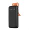 Powerbank K6Pro 10000mAh z wbudowanymi kablami USB-C microUSB iPhone Lightning - czarny