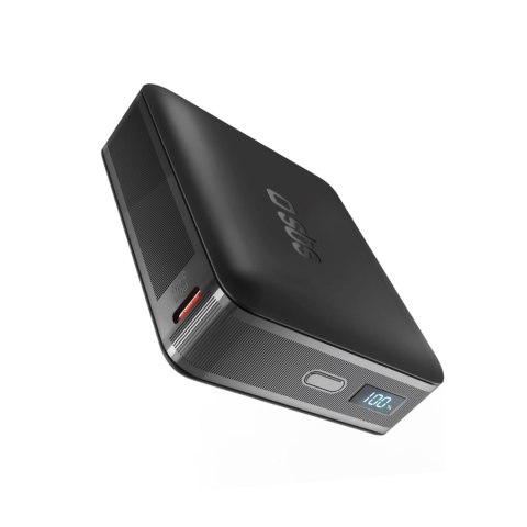 Powerbank z wyświetlaczem LCD 20000mAh USB-C 65W - czarny