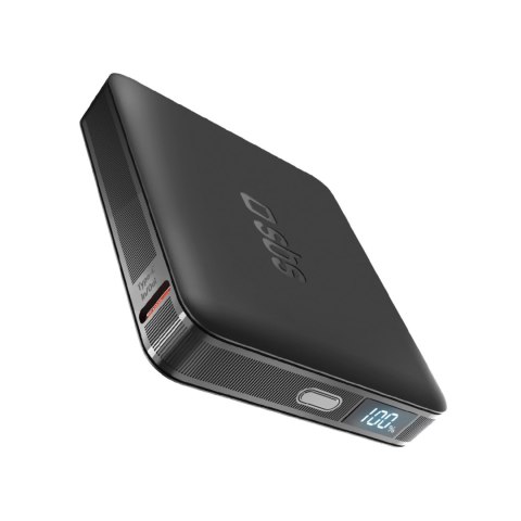 Powerbank z wyświetlaczem LCD 5000mAh USB-C 10W - czarny