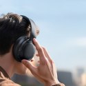 Słuchawki bezprzewodowe nauszne mocny bas Bass BH1 Bluetooth - czarne
