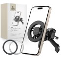 Uchwyt samochodowy N56 do smartfona na kratkę MagSafe - czarny