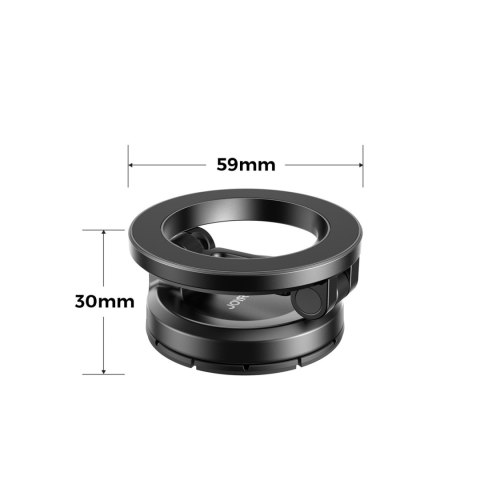 Uchwyt samochodowy magnetyczny do smartfona na deskę rozdzielczą MagSafe - czarny