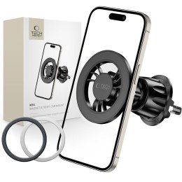 Uchwyt samochodowy magnetyczny do smartfona na kratkę MagSafe N56- czarny