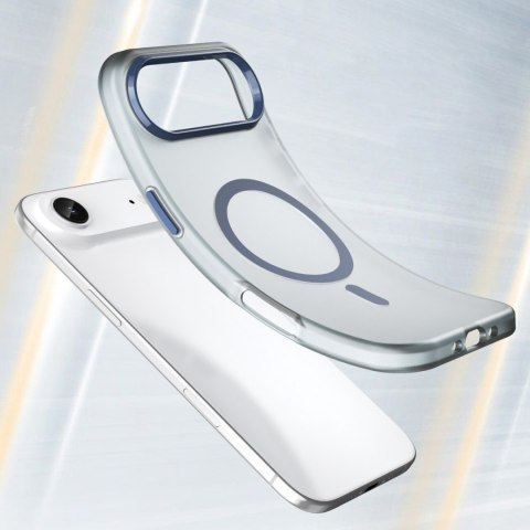 Etui case na iPhone 17 Air Magnetic Abrasive MagSafe - matowe niebieskie