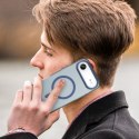 Etui case na iPhone 17 Air Magnetic Abrasive MagSafe - matowe niebieskie