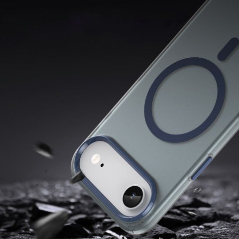Etui case na iPhone 17 Air Magnetic Abrasive MagSafe - matowe niebieskie