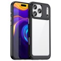 Etui case pokrowiec na iPhone 17 Pro Outer Space - czarne przezroczyste