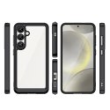Etui pokrowiec na Samsung Galaxy S25 Edge z elastyczną ramką Outer Space Case - czarne