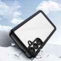 Etui pokrowiec na Samsung Galaxy S25 Edge z elastyczną ramką Outer Space Case - czarne