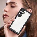 Etui pokrowiec na Samsung Galaxy S25 Edge z elastyczną ramką Outer Space Case - czarne