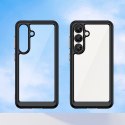 Etui pokrowiec na Samsung Galaxy S25 Edge z elastyczną ramką Outer Space Case - czarne